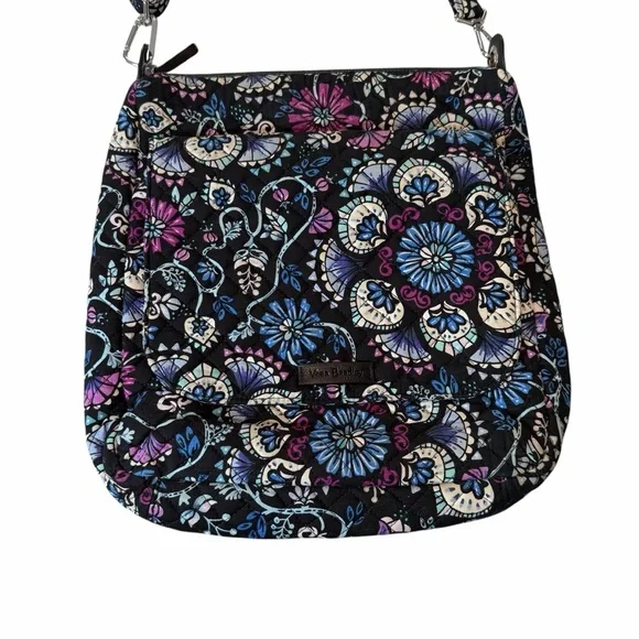 Vera Bradley Carson Mailbag Crossbody Handbag Purse In Ramble Retired - Picture 3 of 8